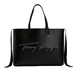 Sac a main femme Tommy Jeans Style signature brodé Noir - ZESHOES Sac a main femme Tommy Jeans Style signature brodé Noir - ZESHOES