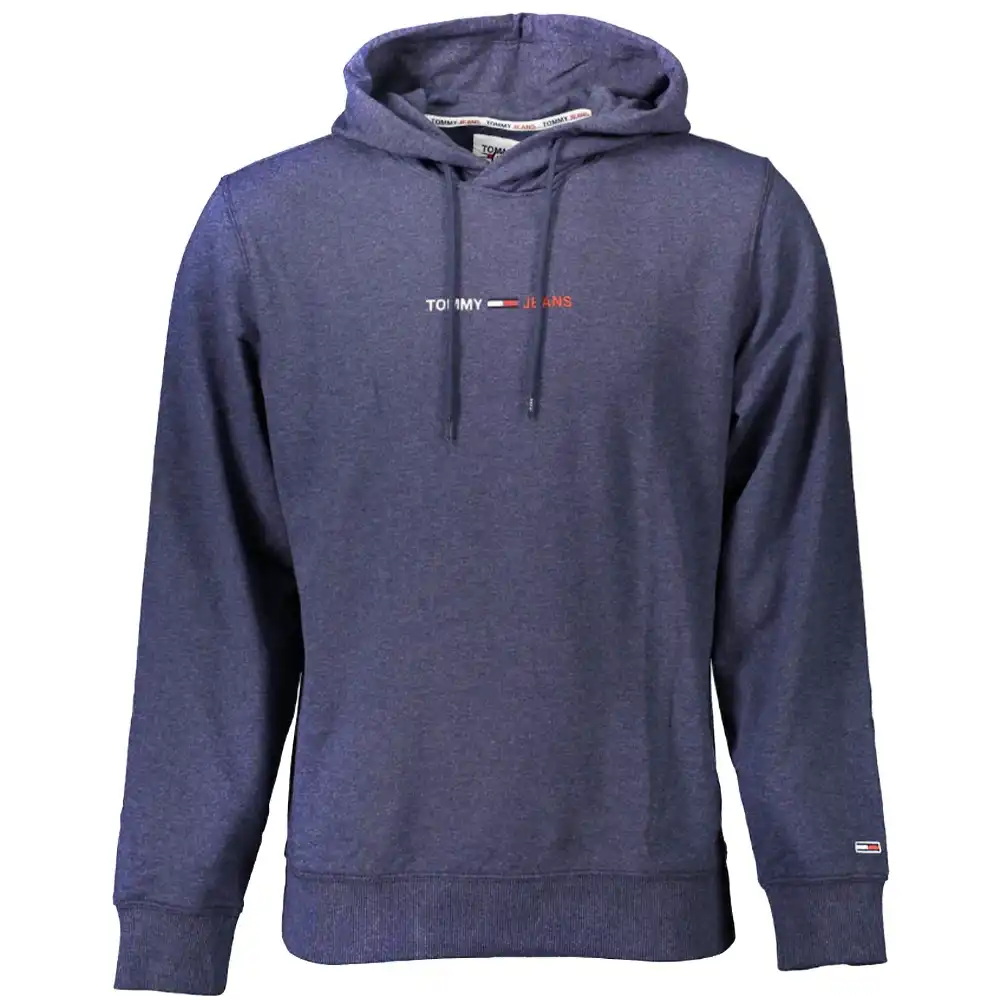 Sweat shirt homme Tommy Jeans Little front logo Bleu - ZESHOES Sweat shirt homme Tommy Jeans Little front logo Bleu - ZESHOES