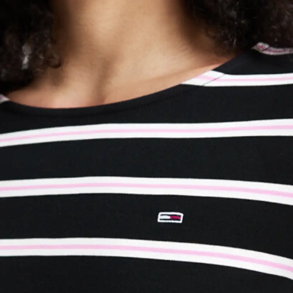 Robe femme Tommy Jeans Litle flag Zebre - ZESHOES Robe femme Tommy Jeans Litle flag Zebre - ZESHOES