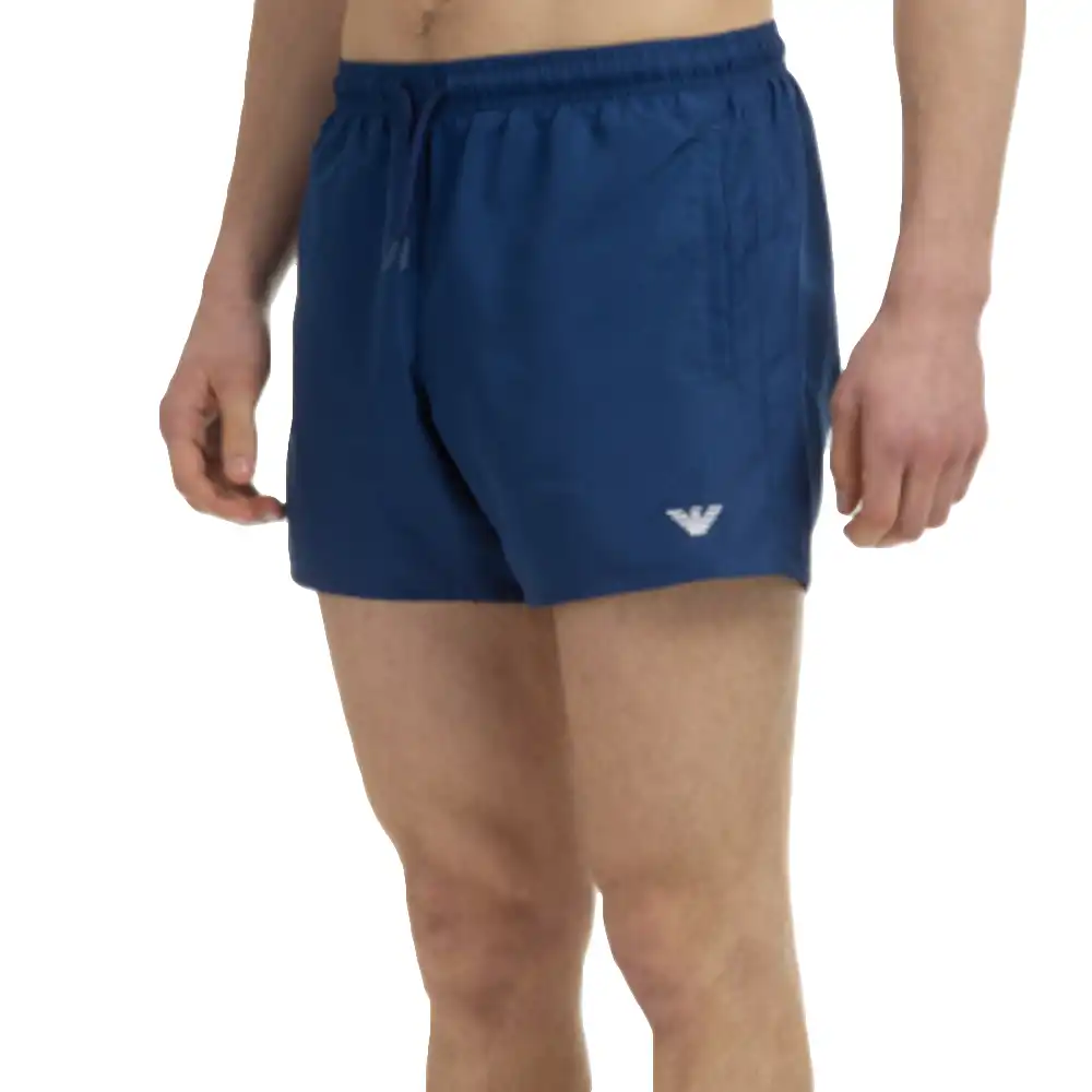 Short de bain homme Tommy Jeans Style court Bleu - ZESHOES Short de bain homme Tommy Jeans Style court Bleu - ZESHOES