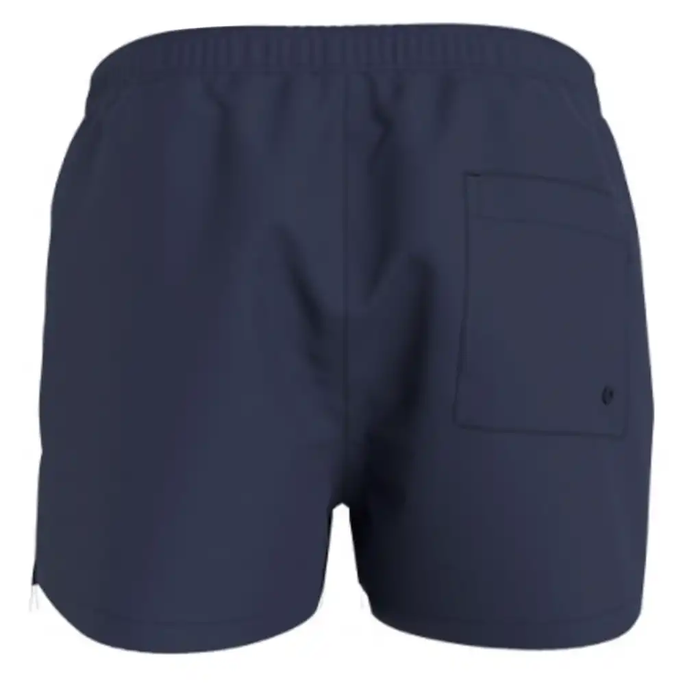 Short de bain homme Calvin Klein Classic logo Bleu - ZESHOES