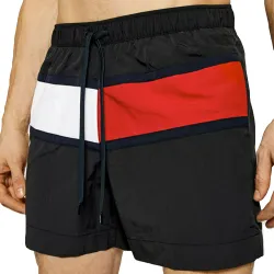 Short de bain homme Tommy Jeans Classic style Bleu - ZESHOES Short de bain homme Tommy Jeans Classic style Bleu - ZESHOES