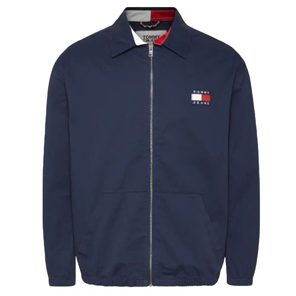 Veste homme Tommy Jeans Logo flag classic Bleu - ZESHOES