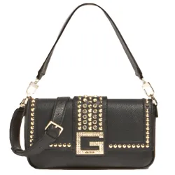 Sac a main femme Guess Bling clou Noir - ZESHOES
