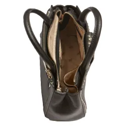 Sac a main femme Guess Big bling clou Noir - ZESHOES