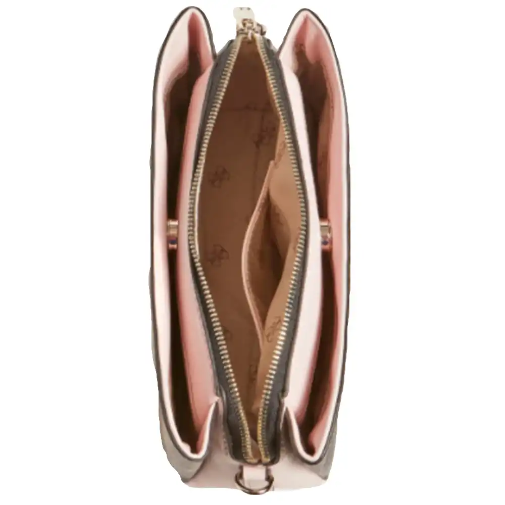 Pochette femme Guess Logo 3g Marron - ZESHOES