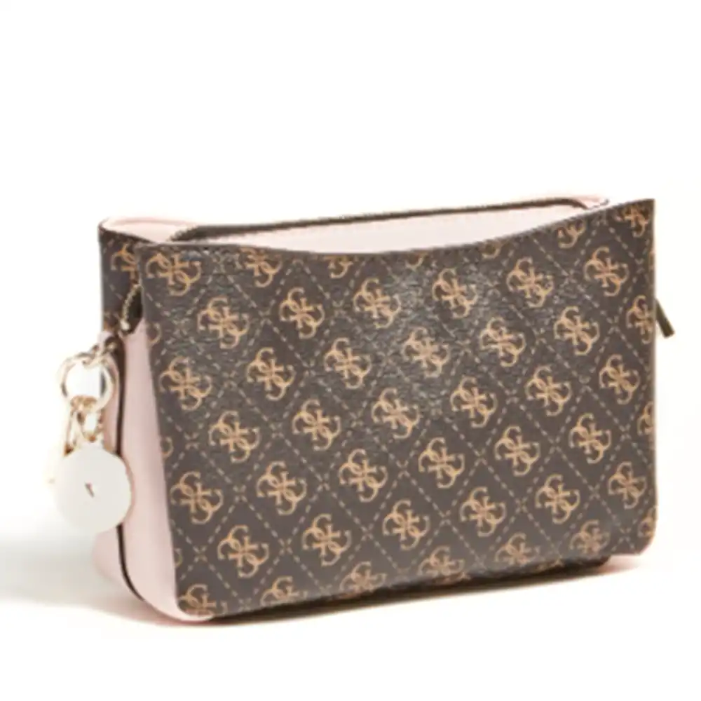 Pochette femme Guess Logo 3g Marron - ZESHOES
