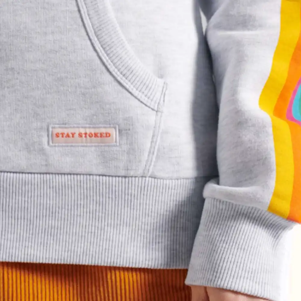 Sweat shirt femme Superdry Cali raglan Gris - ZESHOES Sweat shirt femme Superdry Cali raglan Gris - ZESHOES