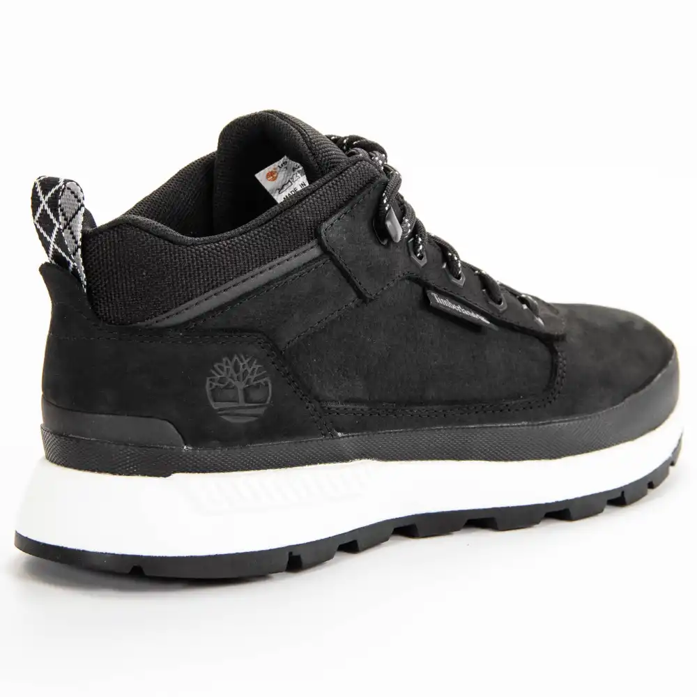 Basket montante homme Timberland Field trekker low hiker Noir - ZESHOES Basket montante homme Timberland Field trekker low hiker Noir - ZESHOES