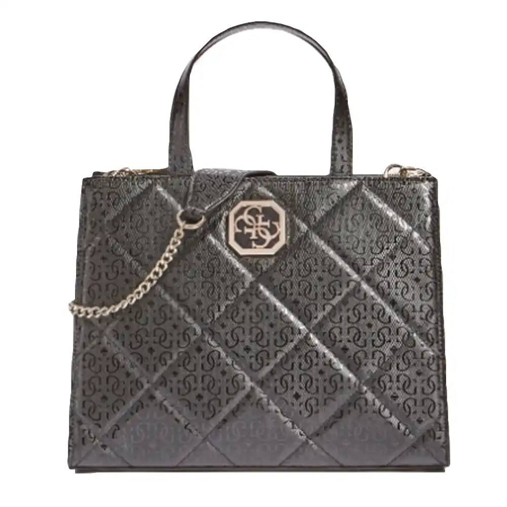 Sac a main femme Guess Dilla capitonne Noir - ZESHOES Sac a main femme Guess Dilla capitonne Noir - ZESHOES