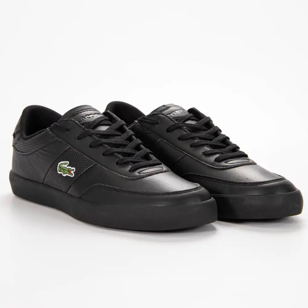 Basket basse homme Lacoste Court master Noir - ZESHOES