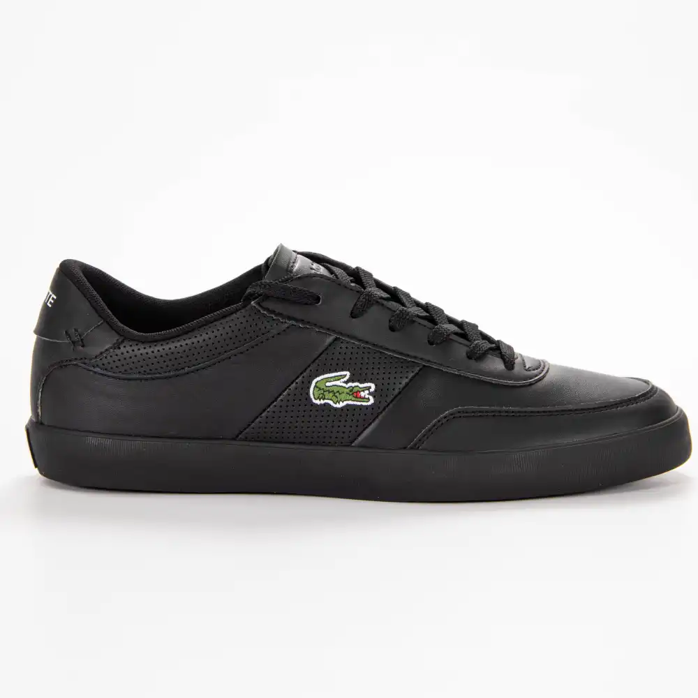 Basket basse homme Lacoste Court master Noir - ZESHOES
