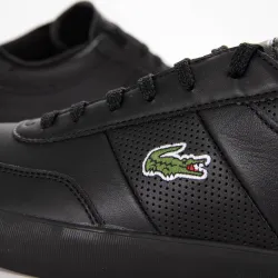 Basket basse homme Lacoste Court master Noir - ZESHOES