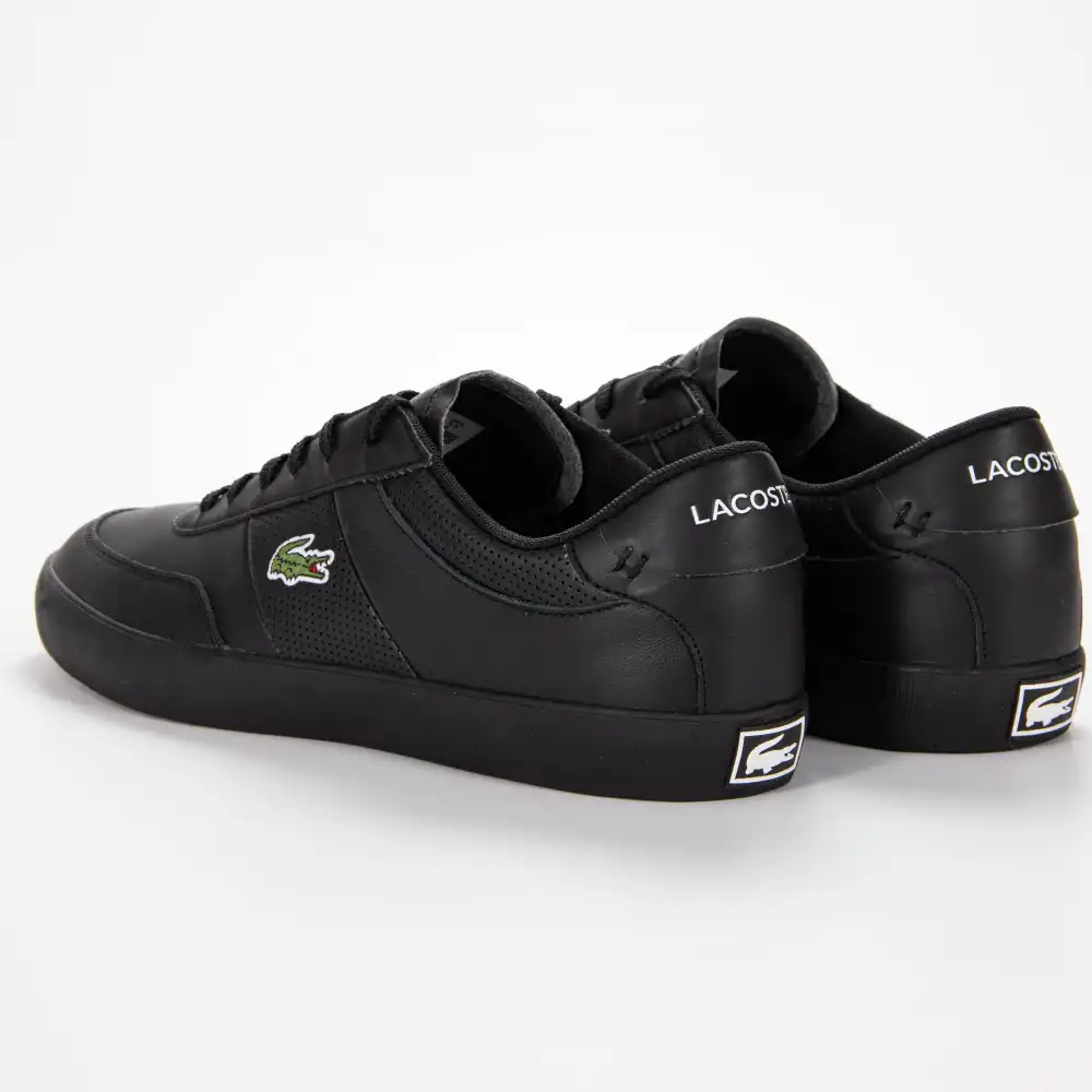 Basket basse homme Lacoste Court master Noir - ZESHOES