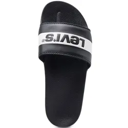 Claquette homme Levis strapped Noir - ZESHOES Claquette homme Levis strapped Noir - ZESHOES