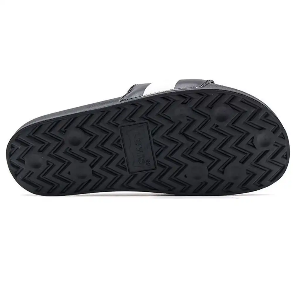 Claquette homme Levis strapped Noir - ZESHOES Claquette homme Levis strapped Noir - ZESHOES