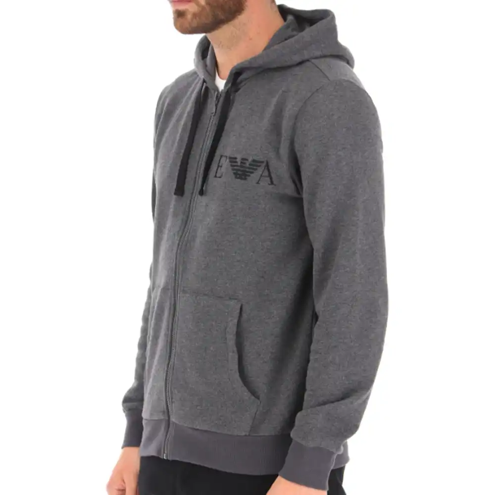 Sweat shirt homme Emporio Armani classic Gris - ZESHOES
