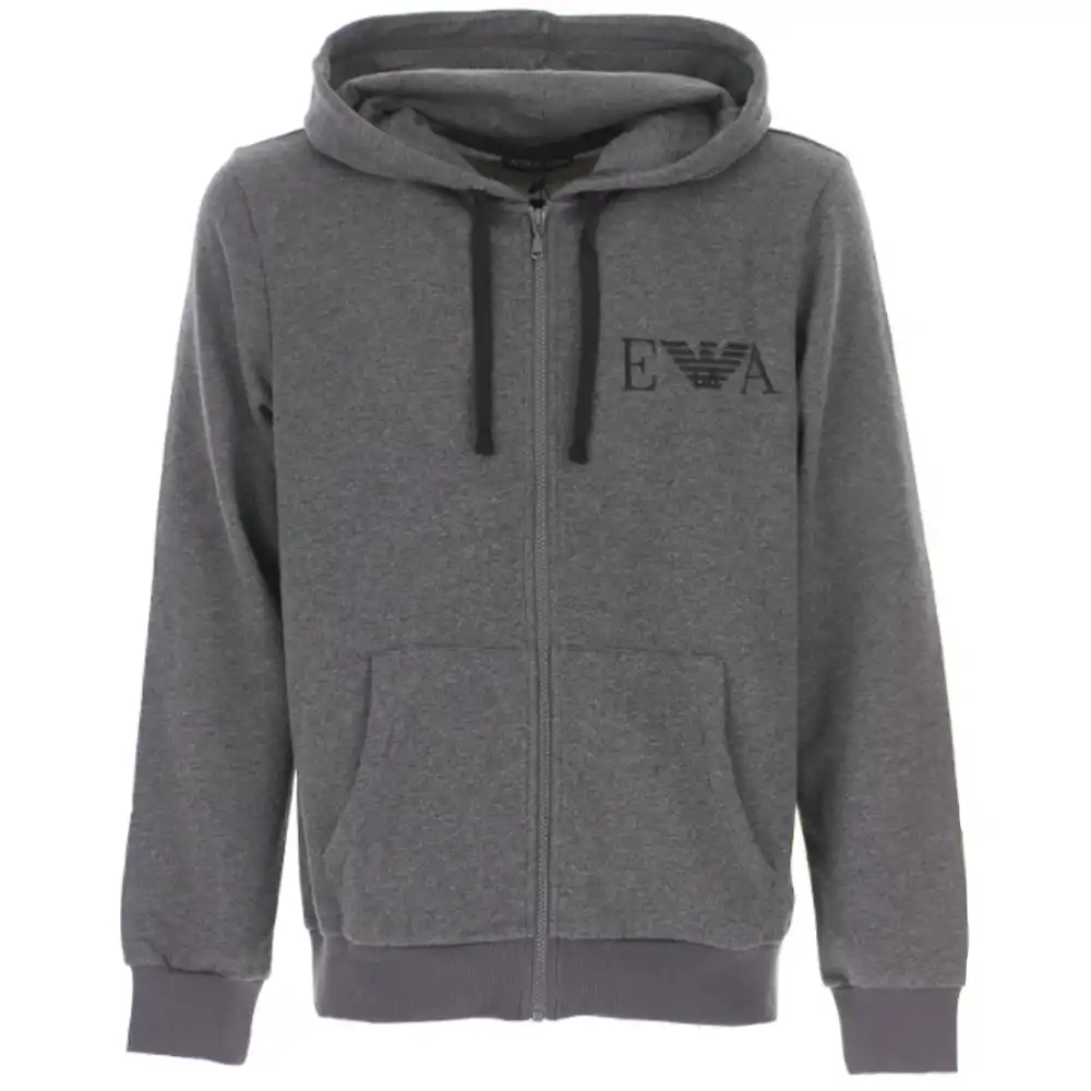 Sweat shirt homme Emporio Armani classic Gris - ZESHOES