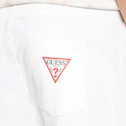 Short homme Guess Sport slim Blanc - ZESHOES
