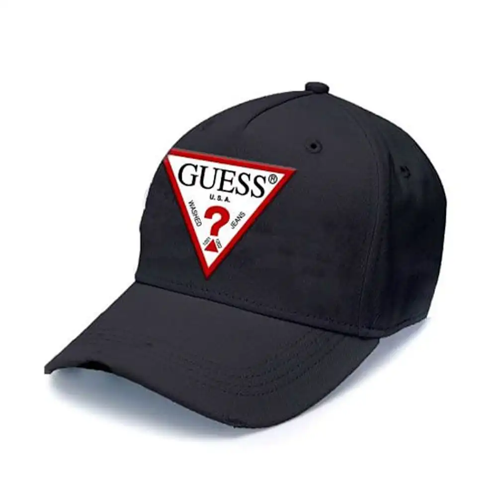 Casquette homme Guess Cap triangle Noir - ZESHOES