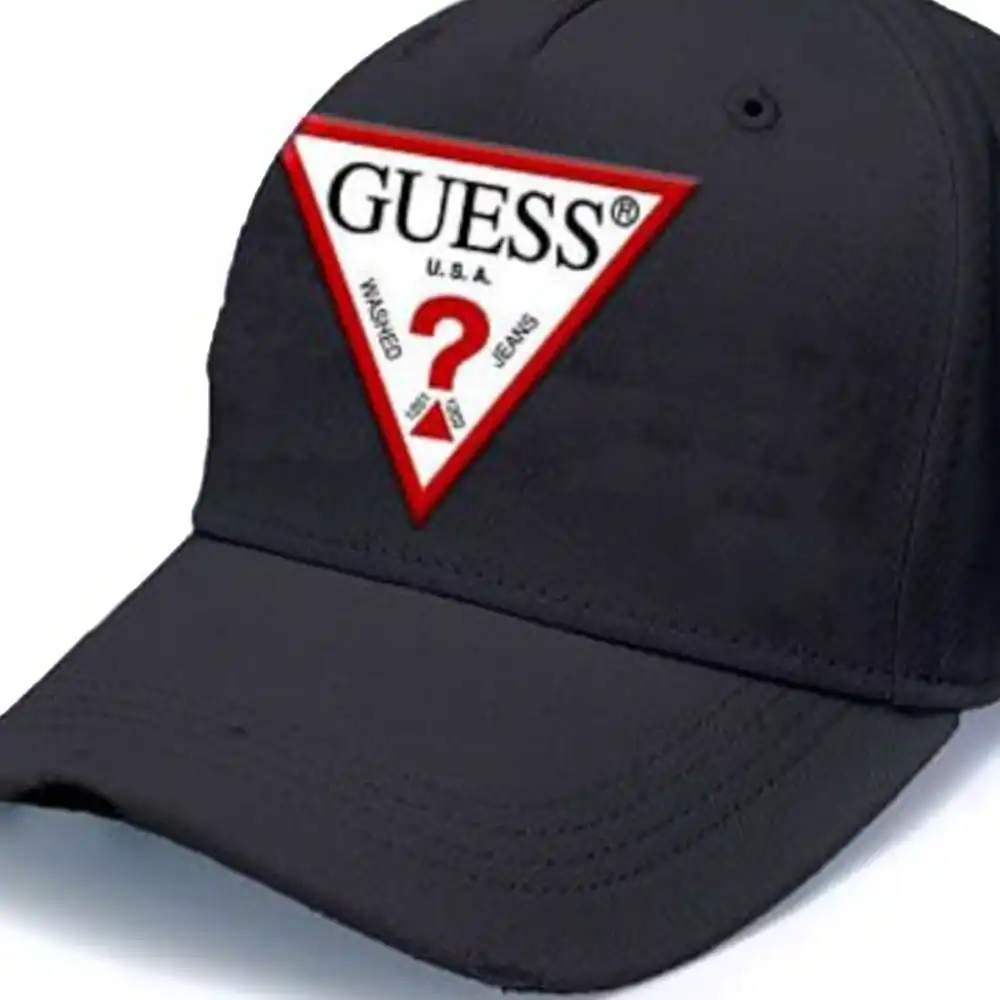 Casquette homme Guess Cap triangle Noir - ZESHOES Casquette homme Guess Cap triangle Noir - ZESHOES