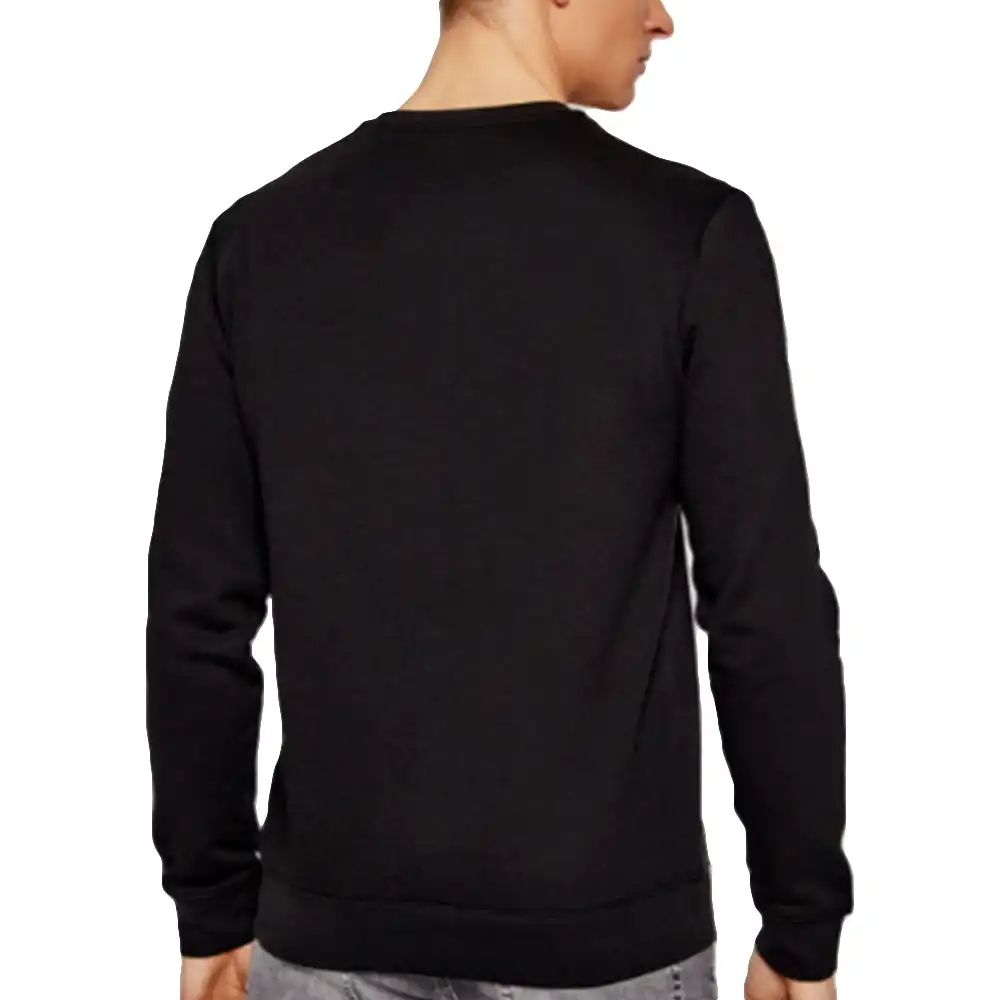 Sweat shirt homme Guess Logo mulot color Noir - ZESHOES Sweat shirt homme Guess Logo mulot color Noir - ZESHOES