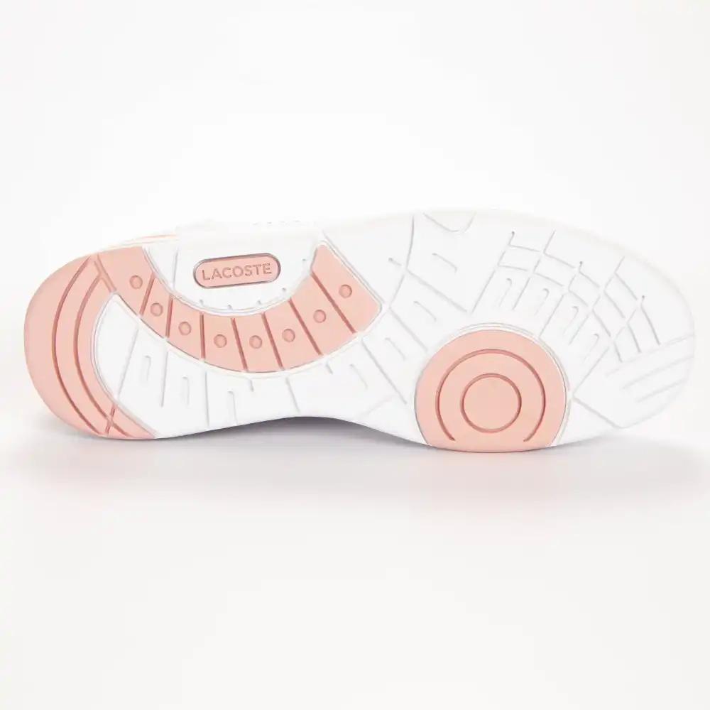 Basket basse femme Lacoste T clip Rose - ZESHOES