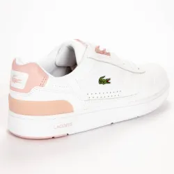 Basket basse femme Lacoste T clip Rose - ZESHOES