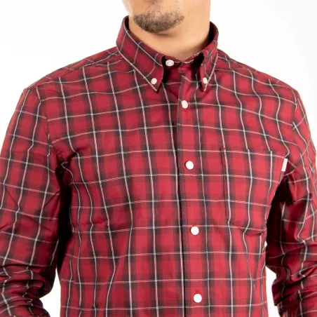 Chemise manches longues homme Timberland Rouge Style canadienne