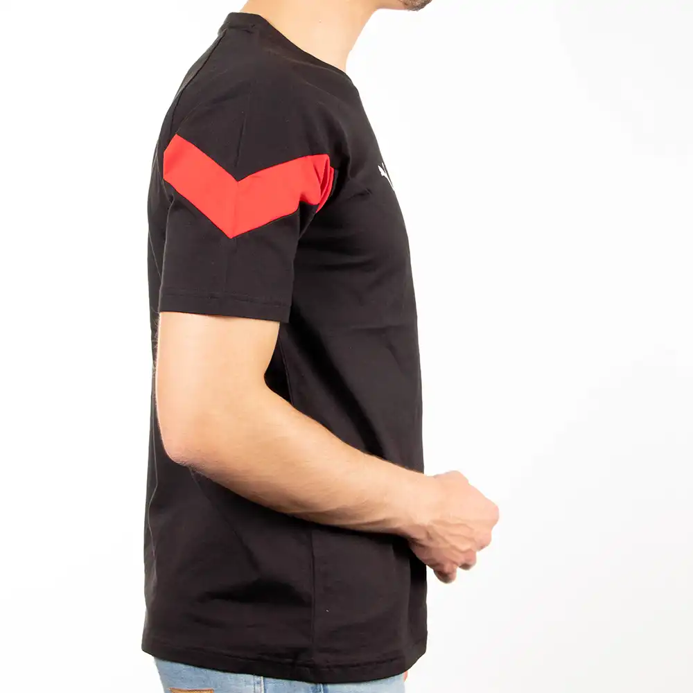 T shirt manche courte homme Puma Style ferrari Noir - ZESHOES T shirt manche courte homme Puma Style ferrari Noir - ZESHOES