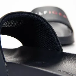 Claquette homme Tommy Jeans Confort color Bleu - ZESHOES Claquette homme Tommy Jeans Confort color Bleu - ZESHOES