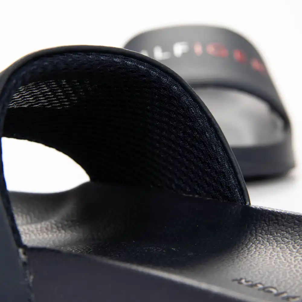 Claquette homme Tommy Jeans Confort color Bleu - ZESHOES Claquette homme Tommy Jeans Confort color Bleu - ZESHOES