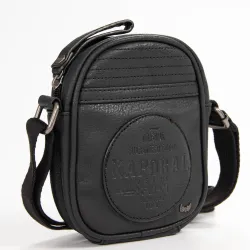 Pochette homme Kaporal round Noir - ZESHOES Pochette homme Kaporal round Noir - ZESHOES