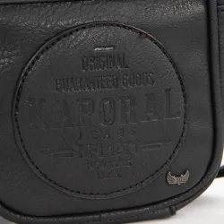 Pochette homme Kaporal round Noir - ZESHOES Pochette homme Kaporal round Noir - ZESHOES