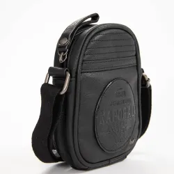 Pochette homme Kaporal round Noir - ZESHOES Pochette homme Kaporal round Noir - ZESHOES