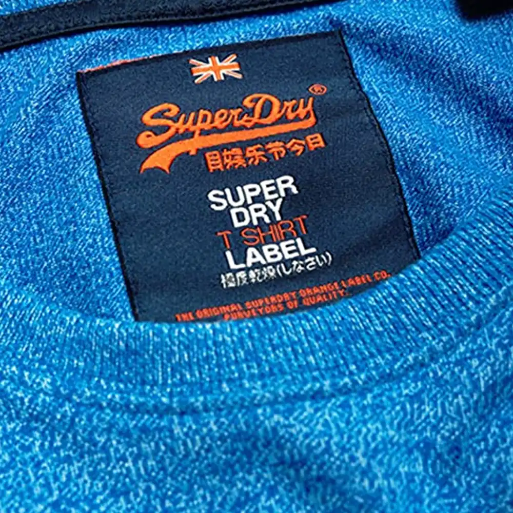 T shirt manche courte homme Superdry Vintage logo Bleu - ZESHOES