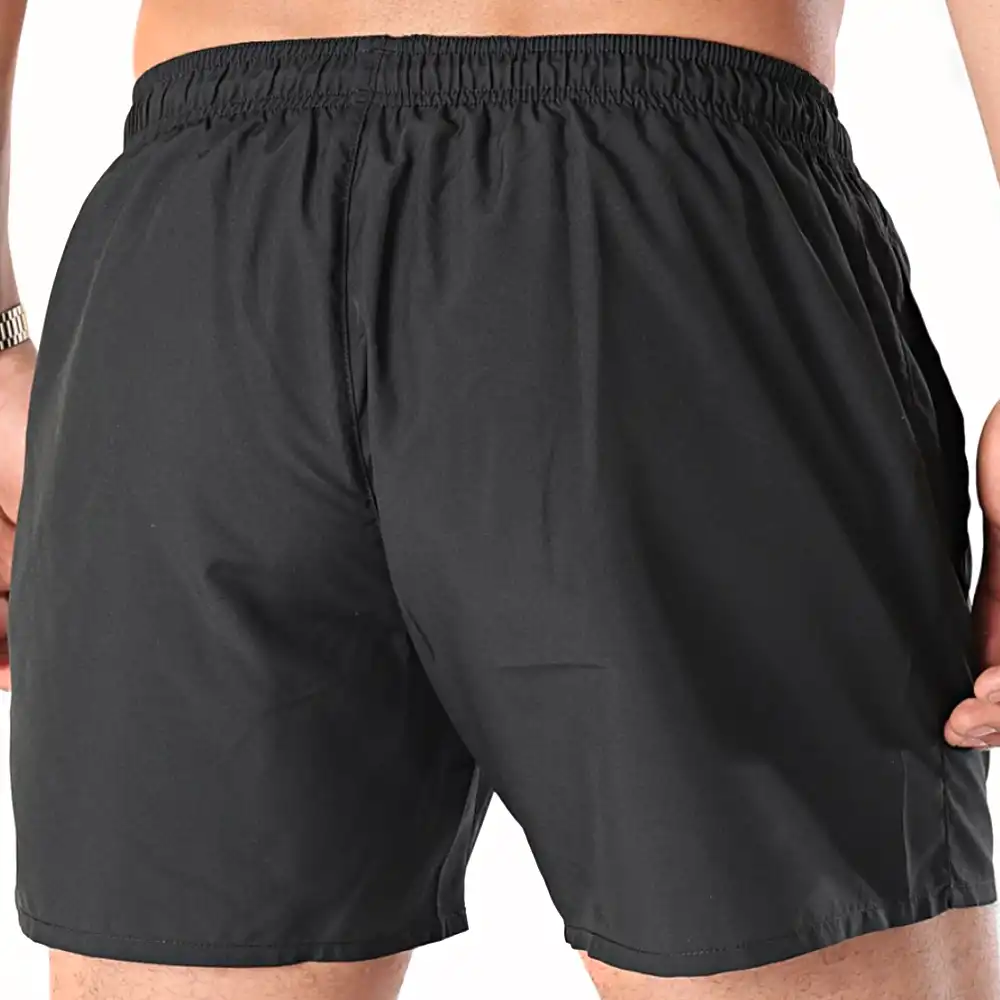 Short de bain homme Emporio Armani Solid swim Noir - ZESHOES Short de bain homme Emporio Armani Solid swim Noir - ZESHOES