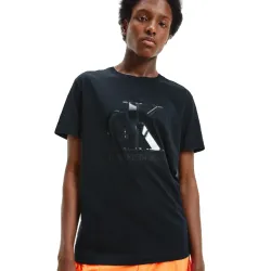 T shirt manche courte homme Calvin Klein Logo monogramme Noir - ZESHOES T shirt manche courte homme Calvin Klein Logo monogramme Noir - ZESHOES