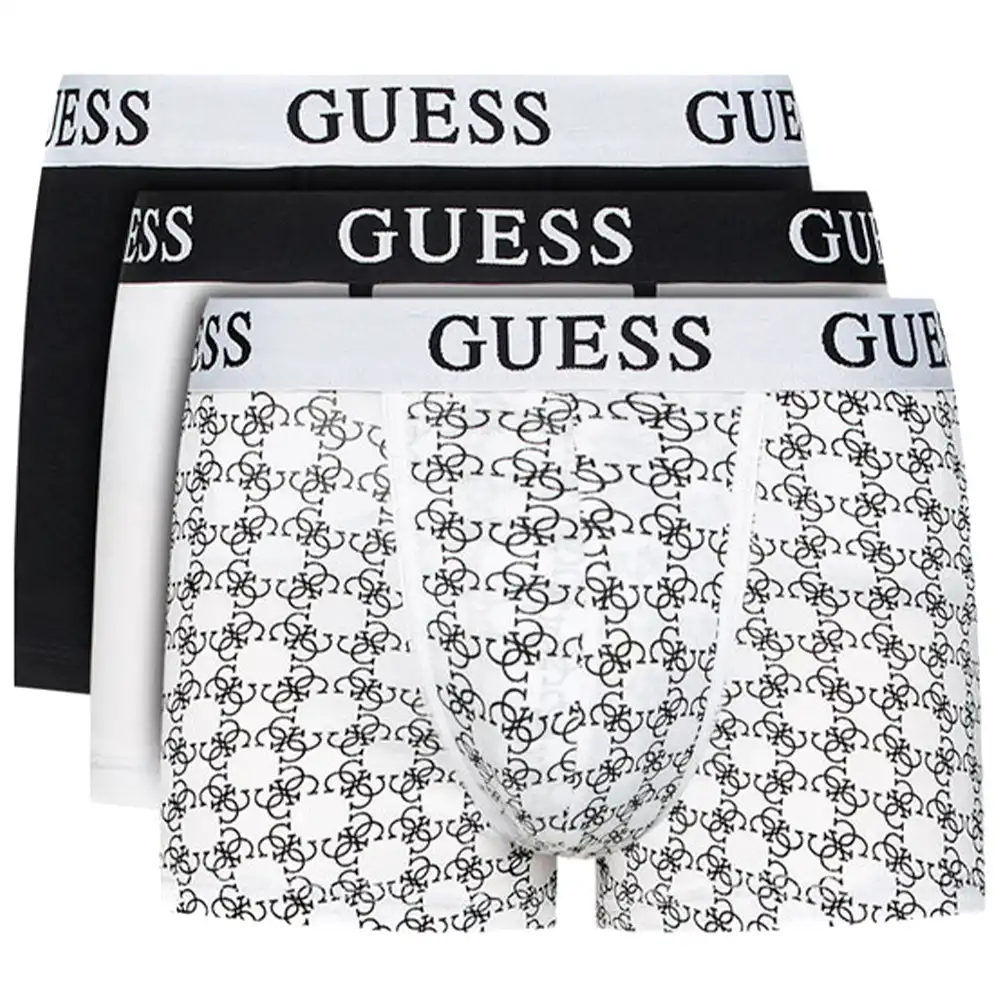 Boxer homme Guess Pack x3 unlimited logo Multicolor - ZESHOES