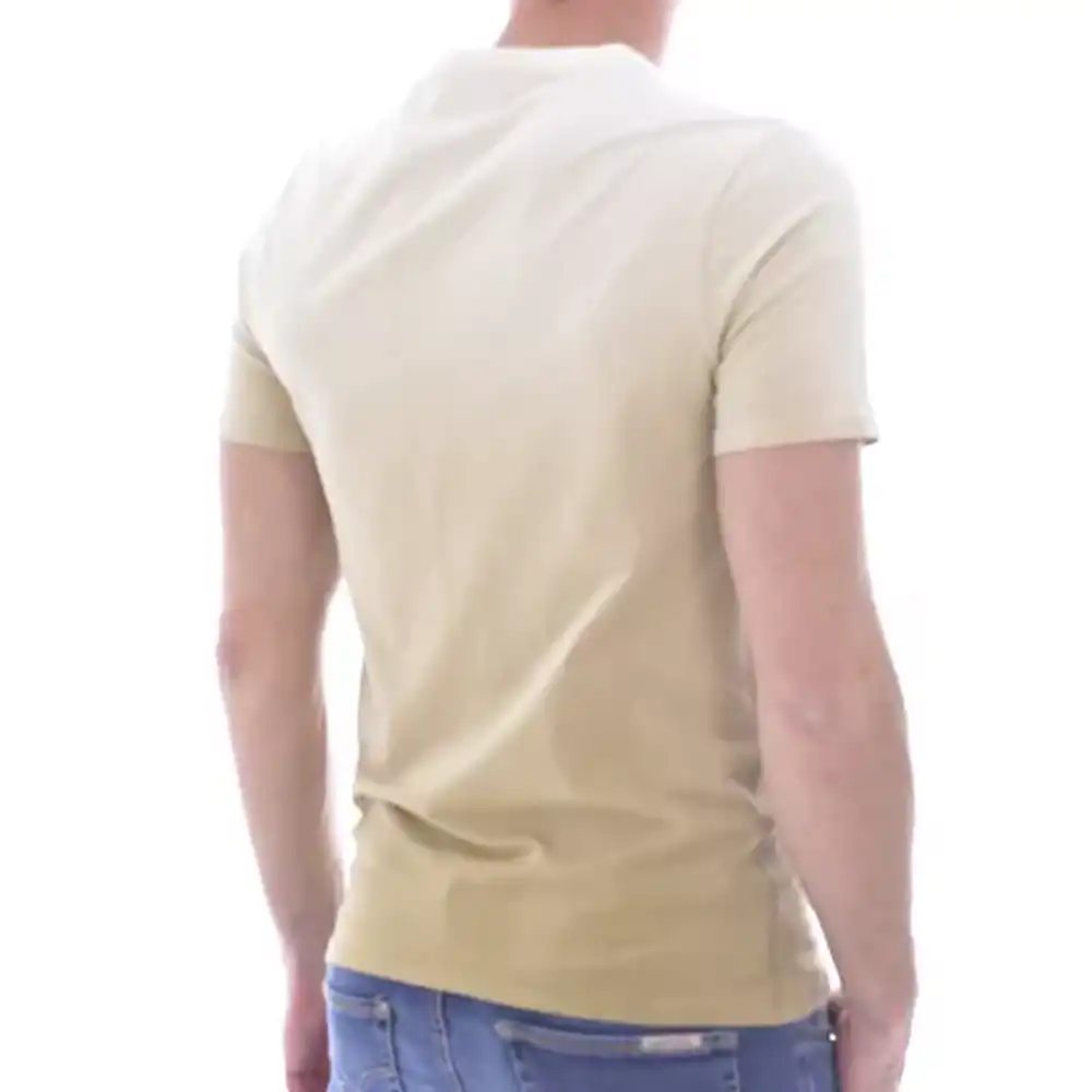 T shirt manche courte homme Guess Classic logo triangle Camel - ZESHOES T shirt manche courte homme Guess Classic logo triangle Camel - ZESHOES