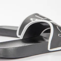 Claquette homme Calvin Klein slide padded Noir - ZESHOES Claquette homme Calvin Klein slide padded Noir - ZESHOES