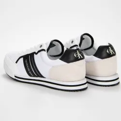 Basket basse homme Calvin Klein low profile laceup Blanc - ZESHOES Basket basse homme Calvin Klein low profile laceup Blanc - ZESHOES