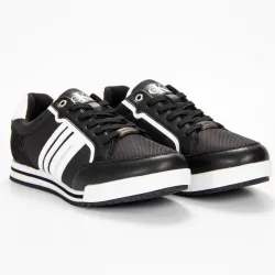 Basket basse homme Calvin Klein low profile laceup Noir - ZESHOES Basket basse homme Calvin Klein low profile laceup Noir - ZESHOES