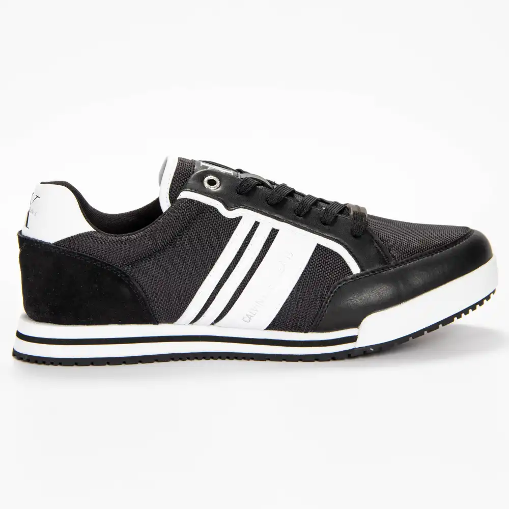 Basket basse homme Calvin Klein low profile laceup Noir - ZESHOES Basket basse homme Calvin Klein low profile laceup Noir - ZESHOES