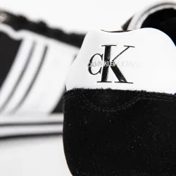 Basket basse homme Calvin Klein low profile laceup Noir - ZESHOES Basket basse homme Calvin Klein low profile laceup Noir - ZESHOES