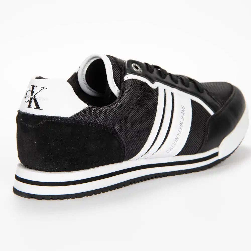 Basket basse homme Calvin Klein low profile laceup Noir - ZESHOES Basket basse homme Calvin Klein low profile laceup Noir - ZESHOES