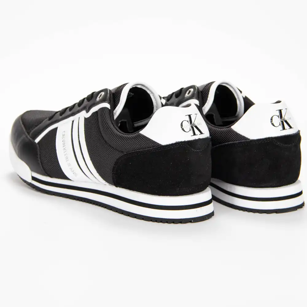 Basket basse homme Calvin Klein low profile laceup Noir - ZESHOES Basket basse homme Calvin Klein low profile laceup Noir - ZESHOES