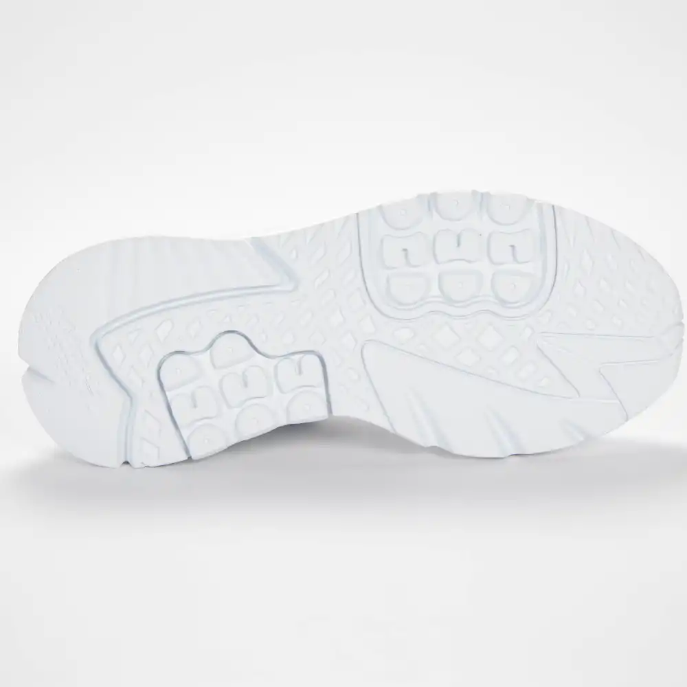 Basket basse homme Adidas nite jogger Blanc - ZESHOES Basket basse homme Adidas nite jogger Blanc - ZESHOES