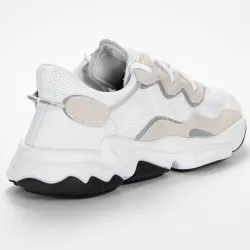 Basket basse homme Adidas ozweego Blanc - ZESHOES Basket basse homme Adidas ozweego Blanc - ZESHOES