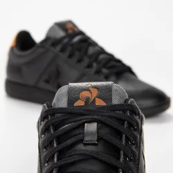 Basket basse homme Le Coq Sportif master court denim Noir - ZESHOES Basket basse homme Le Coq Sportif master court denim Noir - ZESHOES